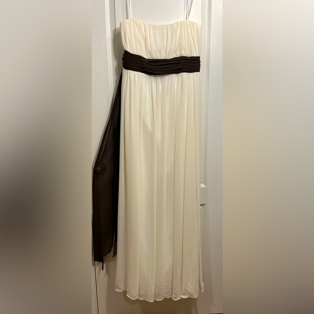 Bari Jay Formal Strapless Gown (Can Be Worn as Maternity Gown) Size 16